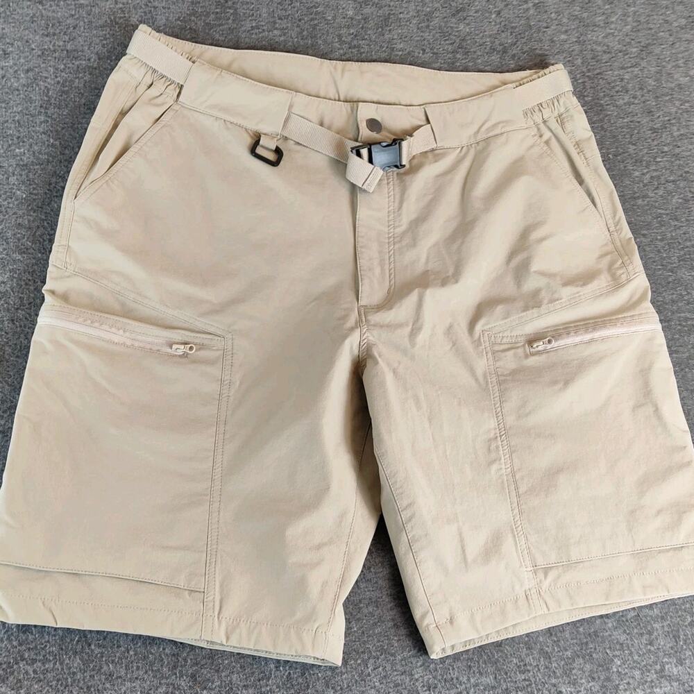 FREE SOLDIER Tan Hiker Outdoor Belted Cargo Nylon Shorts Mens 40 Tactical Gear